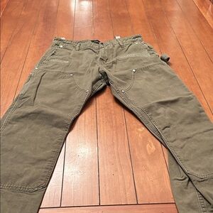 Jade Men's Khaki Cargo Pants Inseam 27.5 inches waist 29 inches